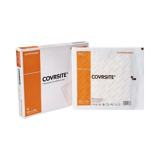 Covrsite Composite Dressing, 6 x 6 Inch, NonSterile, Film Backing