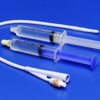 Indwelling Catheter Kit Dover™ 2-Way Foley 14 Fr. 5 cc Balloon Silicone