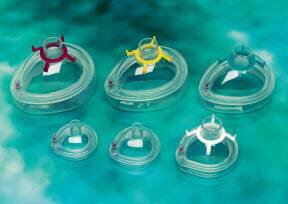 Anesthesia Mask Clear Comfort Elongated Style Adult Large Hook Ring