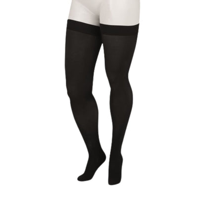 Juzo Basic Compression Stockings Tigh High 20-30 mmHg Full Foot with Silicone Border
