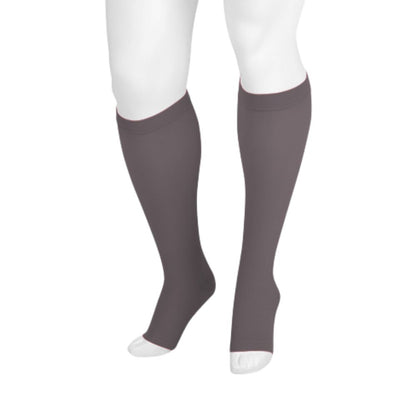 Juzo Dynamic Compression Stockings Knee High Max 30-40 mmHG Short Open Toe 3.5cm with Silicone Top Band