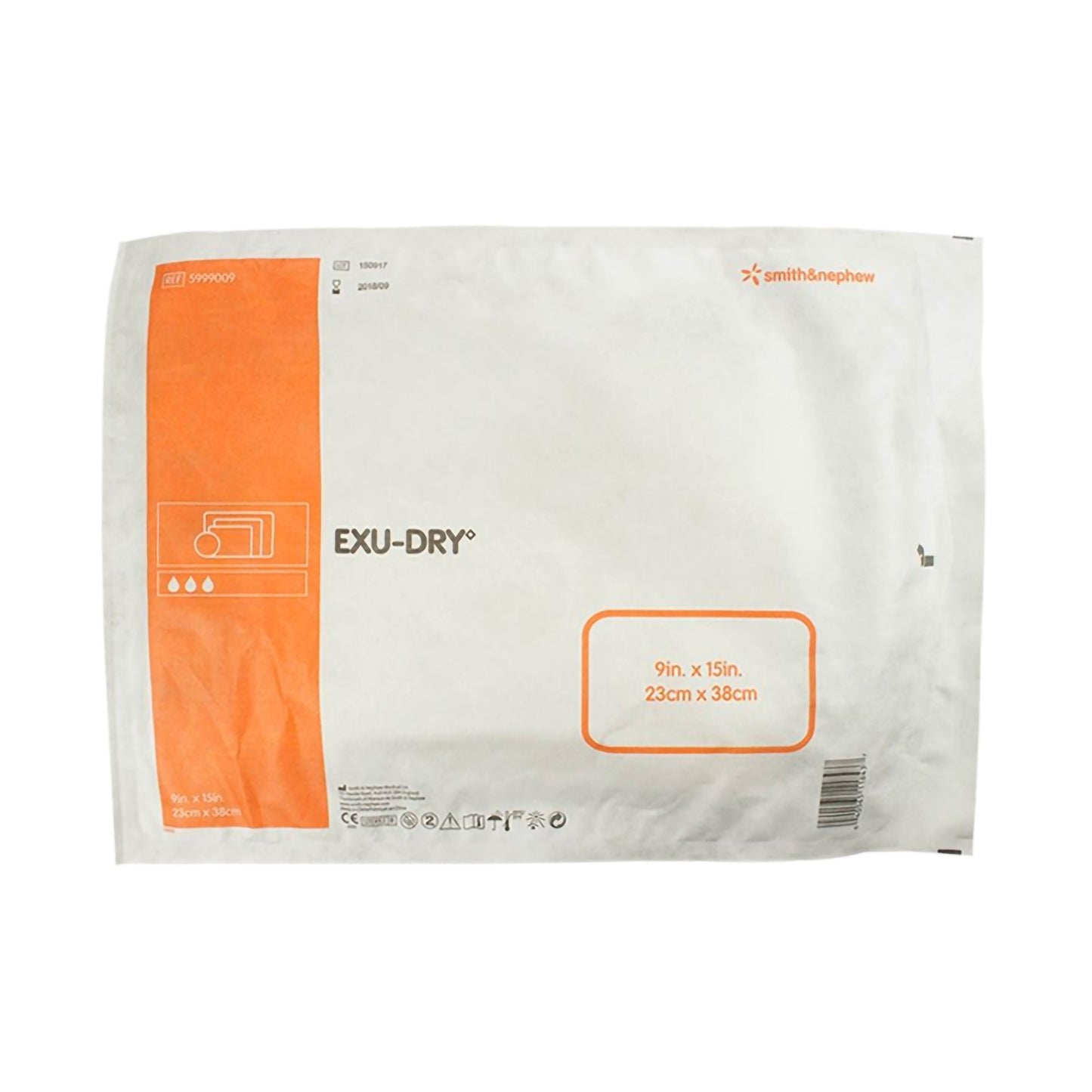 EXU-DRY Anti-Shear Super Absorbent Dressing 9 x 15 Inch – Rectangle