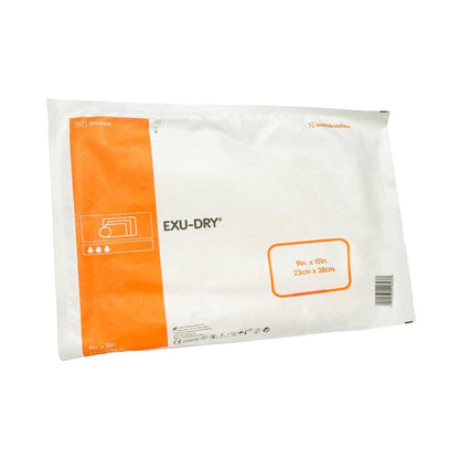 EXU-DRY Anti-Shear Super Absorbent Dressing 9 x 15 Inch – Rectangle