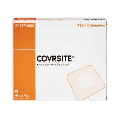 Covrsite Composite Dressing, 4 x 4 Inch, NonSterile, Film Backing