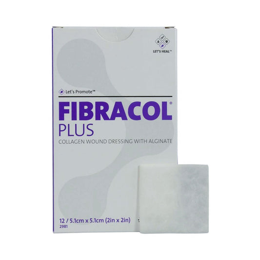 Fibracol Plus Collagen Dressing 2 x 2 Inch Sterile Square Wound Dressing