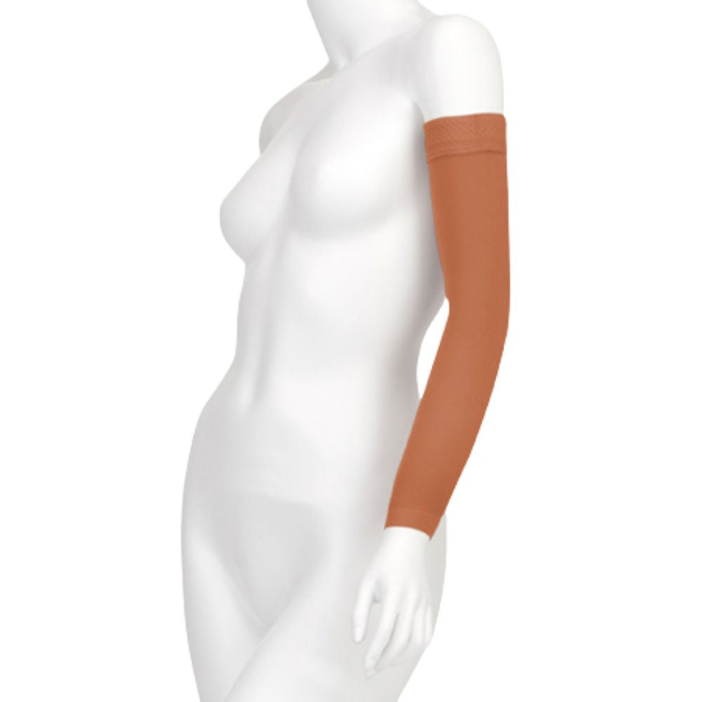 Juzo Arm Sleeves Soft 15-20 mmHg Top Silicone Border