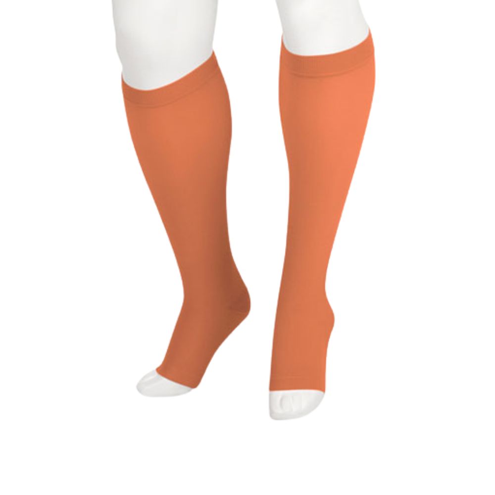 Compression Stockings: Juzo Soft 15-20 mmHg Knee Open Toe in Short