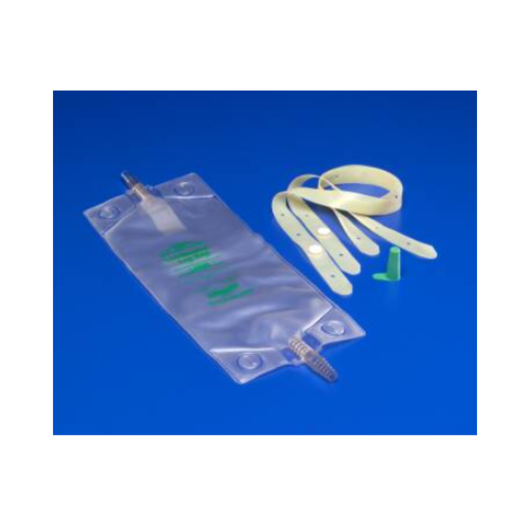 Urinary Leg Bag Uri-Drain™ Anti-Reflux Valve NonSterile 500 mL Vinyl / Flocked