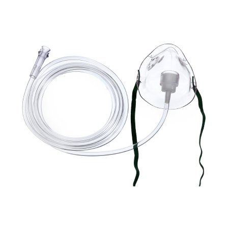 Oxygen Mask Hudson RCI Elongated Style Pediatric Adjustable Head Strap / Nose Clip