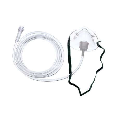 Oxygen Mask Hudson RCI Elongated Style Pediatric Adjustable Head Strap / Nose Clip