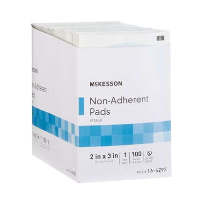 McKesson Non-Adherent Dressing 2 x 3 Inch Sterile 100 per Pack