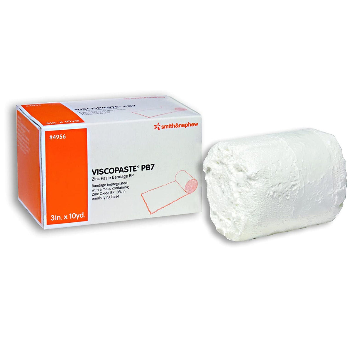 Viscopaste PB7 Zinc Paste Bandage 3 Inch x 10 Yard Sterile Roll