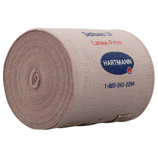 Deluxe LF Elastic Bandage 6 Inch x 11 Yard Double Length NonSterile Standard Compression
