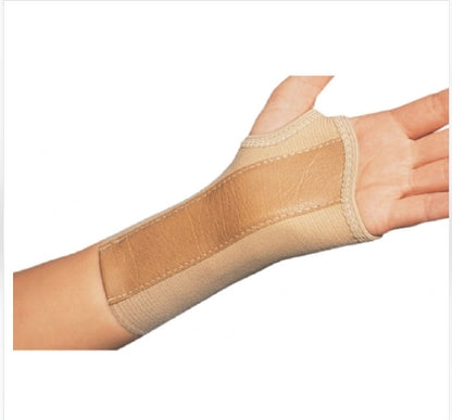 Wrist Brace ProCare Low Profile / Contoured / Wraparound Aluminum / Cotton / Elastic
