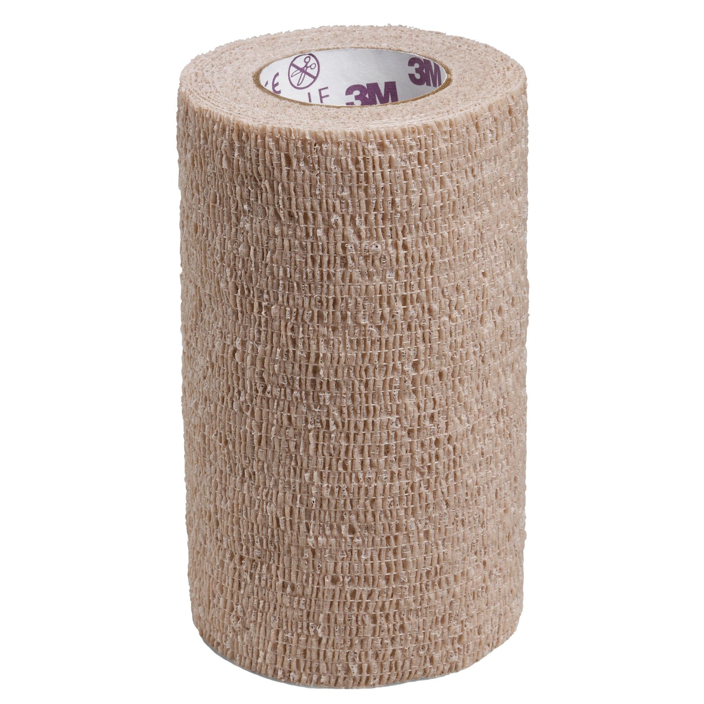 3M Coban LF Sterile Cohesive Bandage 4 Inch x 5 Yard Self-Adherent Tan Standard Compression