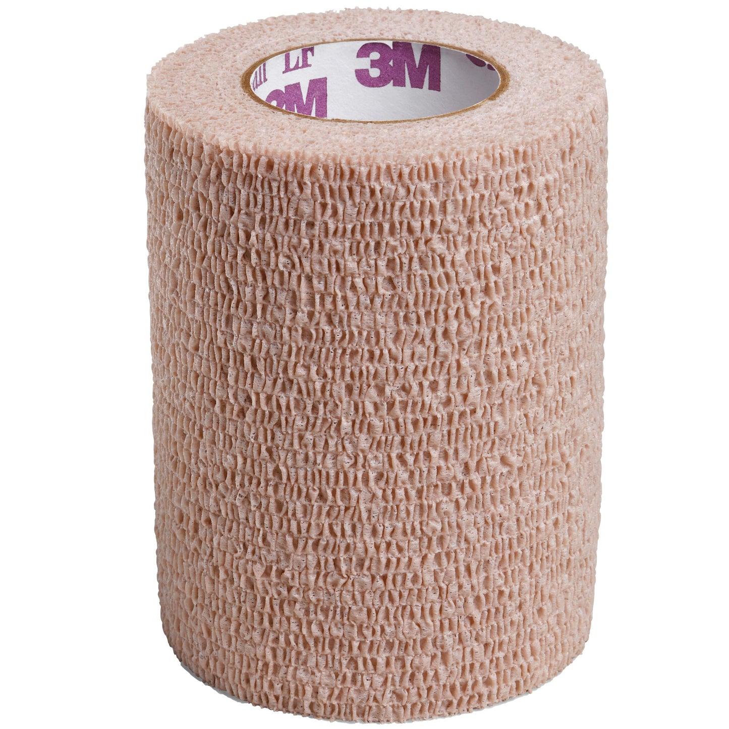3M Coban LF Cohesive Bandage 3 Inch x 5 Yard Self-Adherent Tan Standard Compression