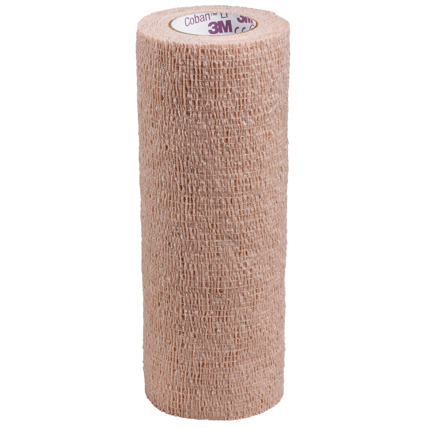 3M Coban LF Cohesive Bandage 6 Inch x 5 Yard Self-Adherent Tan Standard Compression