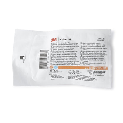 3M Coban LF Sterile Cohesive Bandage 3 Inch x 5 Yard Self-Adherent Tan Standard Compression