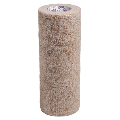 3M Coban LF Sterile Cohesive Bandage 6 Inch x 5 Yard Self-Adherent Tan Standard Compression