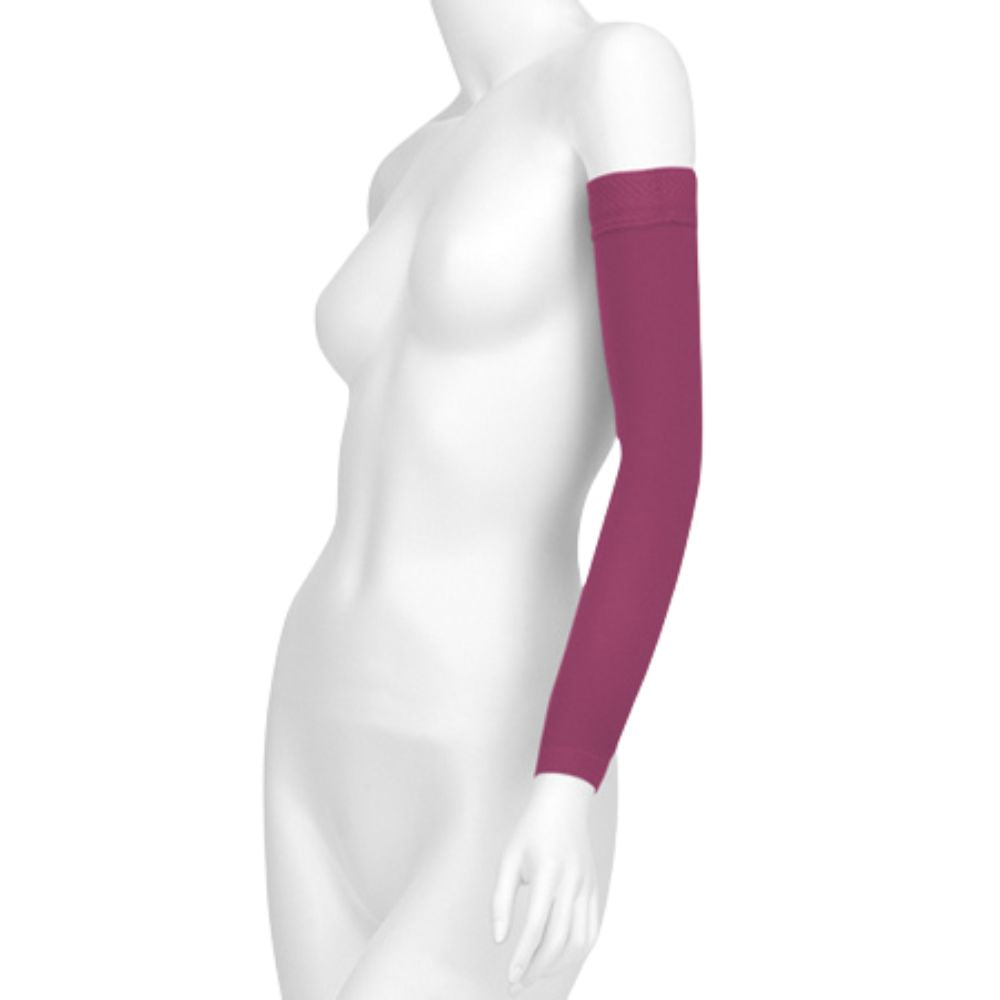Juzo Arm Sleeves Soft 15-20 mmHg Top Silicone Border