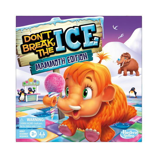 Hasbro Gaming Don’t Break The Ice Mammoth Edition Board Game Ages 3+, 2–4 Players