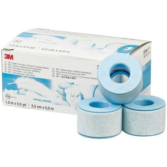 3M Kind Removal Silicone Tape Hypoallergenic, Gentle Adhesion for Pain-Free Removal