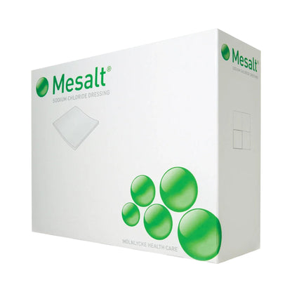 Mesalt Sodium Chloride Impregnated Dressing 6 x 6 Inch (3 x 3 Inch Folded) Sterile Gauze