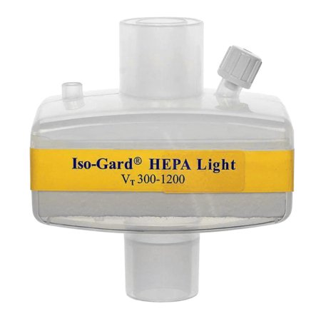 Heat and Moisture Exchanger with Filter Gibeck ISO-Gard 33.81 mg H2O / L Vt = 0.5 L 2.3 cm H2O @ 60 LPM