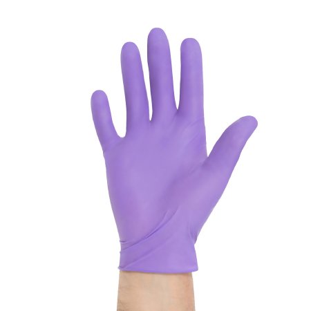 Exam Glove Purple Nitrile Sterile Pair Nitrile Standard Cuff Length Textured Fingertips Purple Not Rated