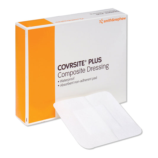 COVRSITE Plus Composite Dressing, 6 x 6 Inch, Non-Sterile – Film Backing with Border