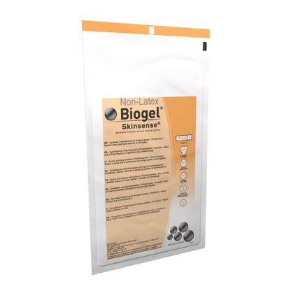 Surgical Glove Biogel Skinsense Sterile Polyisoprene Standard Cuff Length Micro-Textured Straw Not Chemo Approved