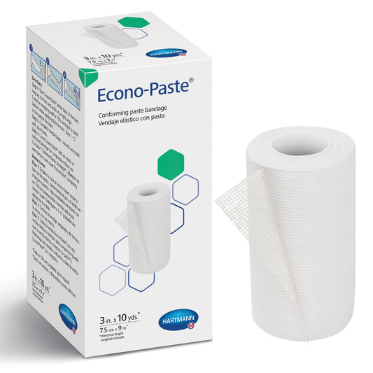 Econo-Paste Zinc Oxide Unna Boot 3 Inch x 10 Yard Non-Sterile Compression Bandage