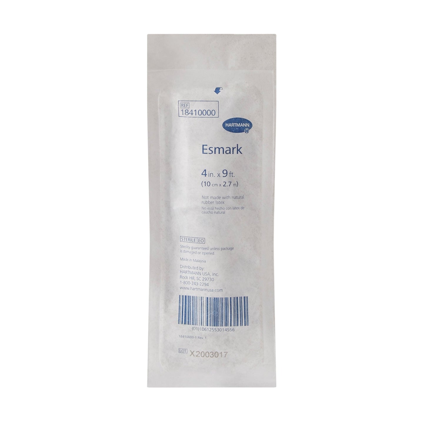 Hartmann Esmark LF Compression Bandage 4 Inch x 3 Yard Sterile High Compression