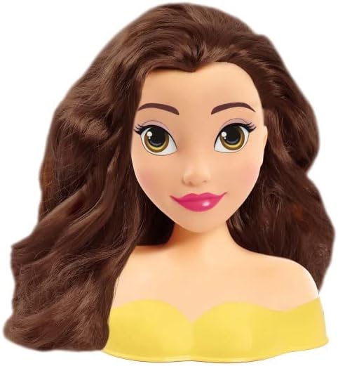 Disney Princess Belle Mini Styling Head with Hair Brush – Beauty and the Beast