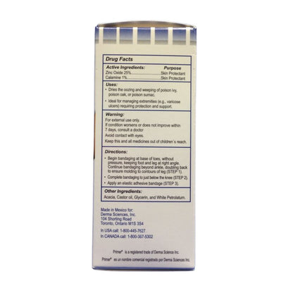 Primer Unna Boot Zinc Oxide / Calamine 4 Inch x 10 Yard Compression Bandage