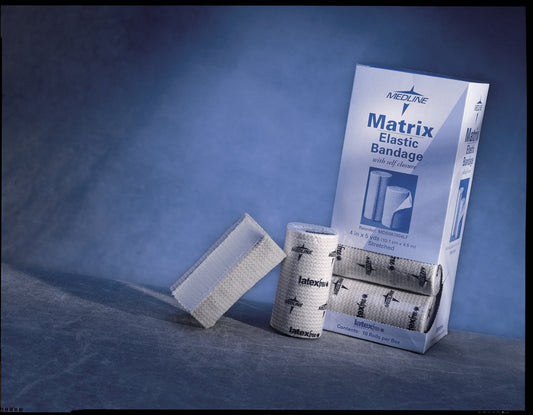 Matrix Elastic Bandage 3 Inch x 5 Yard Sterile Medium Compression with Double Hook and Loop Closure