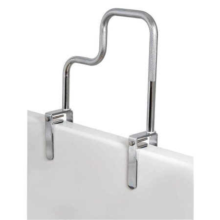 Bathtub Grab Bar Carex Tri-Grip Chrome Finish Steel