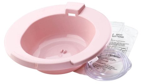 Sitz Bath Carex Round Dusty Rose Polypropylene