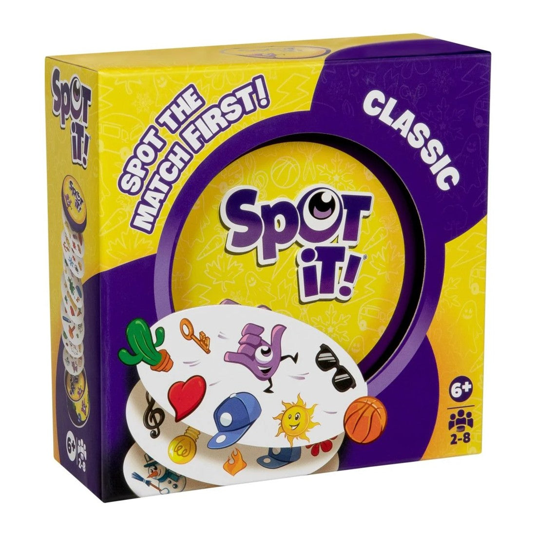 Spot It Classic Card Game Fast-Paced Matching Game for Kids and Families
