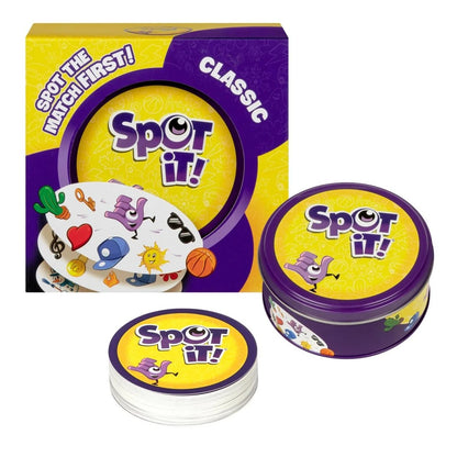 Spot It Classic Card Game Fast-Paced Matching Game for Kids and Families