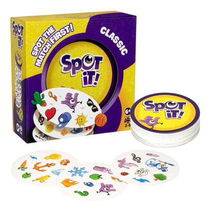 Spot It Classic Card Game Fast-Paced Matching Game for Kids and Families