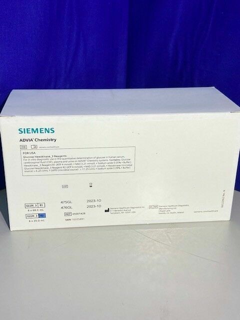 General Chemistry Reagent Advia Chemistry Glucose Hexokinase 3 For Advia 1200 / 1650 / 1800 / 2400 Chemistry Systems 470 Tests