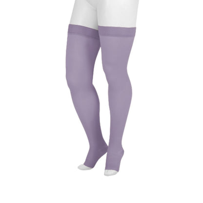 Compression Stockings: Juzo Soft High Compression Stockings Short Silicone Top Band 15-20 mmHg