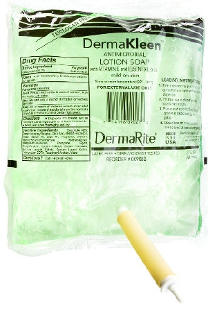 Antimicrobial Soap DermaKleen Lotion 1,000 mL Dispenser Refill Bag Scented