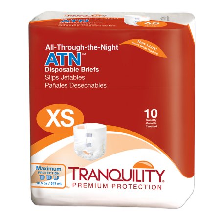 Brief Tranquility ATN Medium Disposable Heavy Absorbency