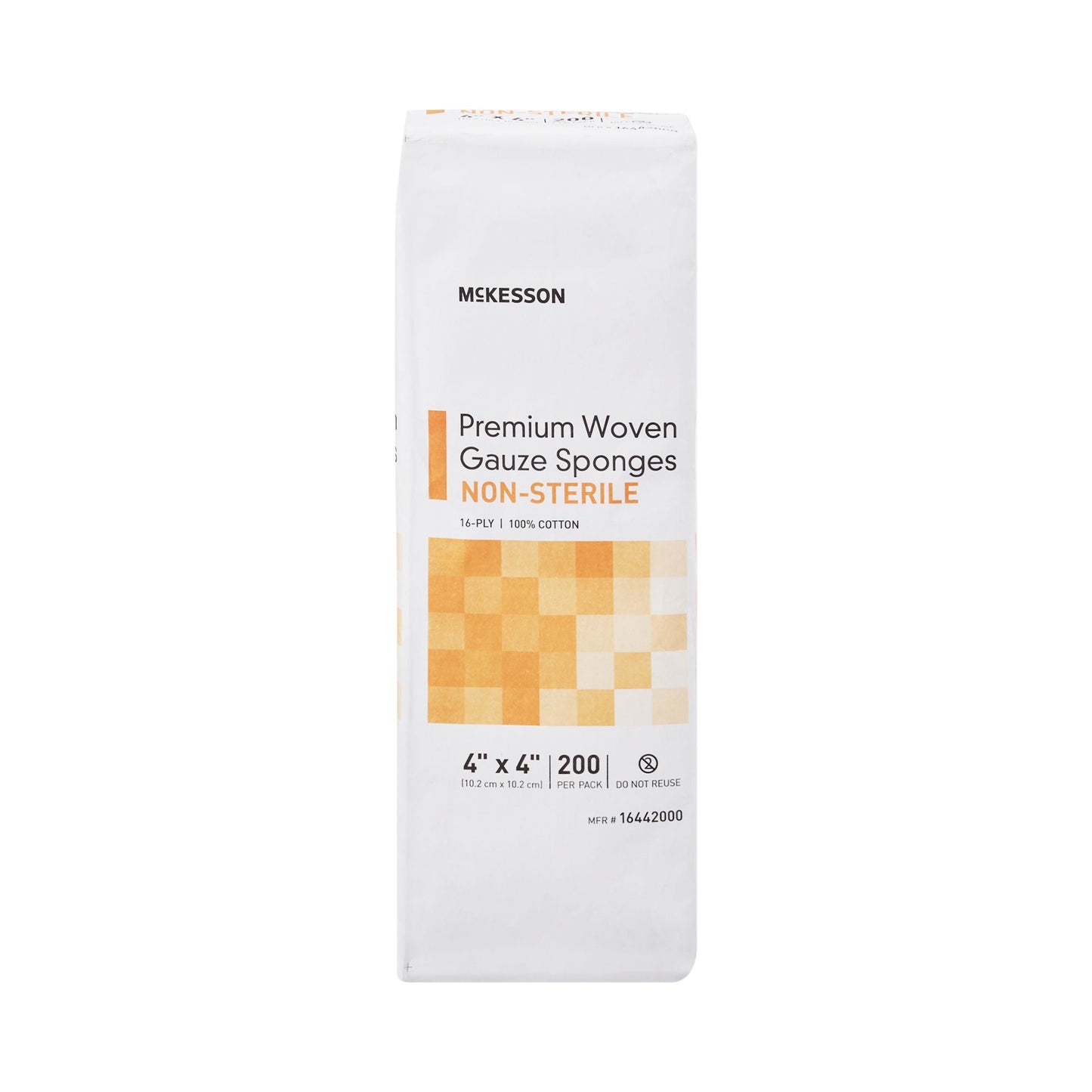 McKesson Gauze Sponge 4 x 4 Inch 16-Ply NonSterile Cotton Dressing