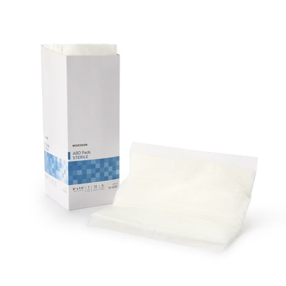 McKesson Abdominal Pad 7-1/2 x 8 Inch – Sterile, Single Use