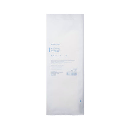 McKesson Abdominal Pad 8 x 10 Inch – Sterile, Single Use