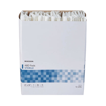 McKesson Abdominal Pad 8 x 10 Inch – Sterile, Single Use