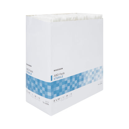 McKesson Abdominal Pad 8 x 10 Inch – Sterile, Single Use